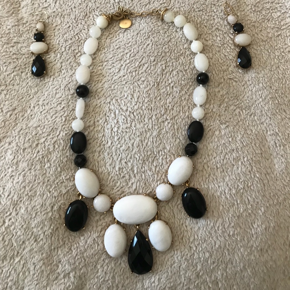 Necklace and earrings